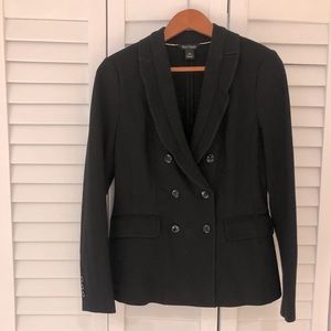 Black Double Breasted Blazer